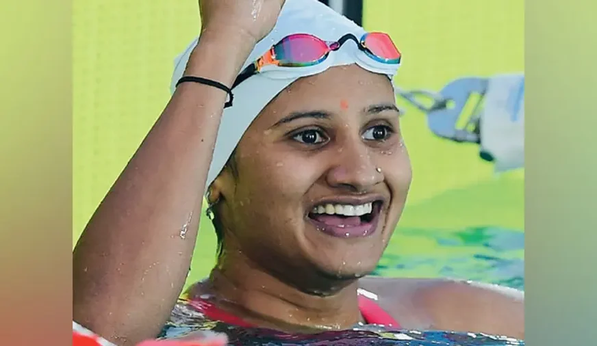 വനിതകളുടെ 200 മീറ്റർ ബ്രസ്‌റ്റ്‌സ്‌ട്രോക്കിൽ ഹർഷിതയ്ക്ക് തുടർച്ചയായി രണ്ടാംതവണയും സ്വർണം
