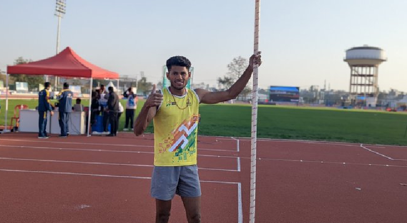 ദേശീയ ഗെയിംസ്: പോൾവോൾട്ടിൽ ദേശീയ റെക്കോഡ്