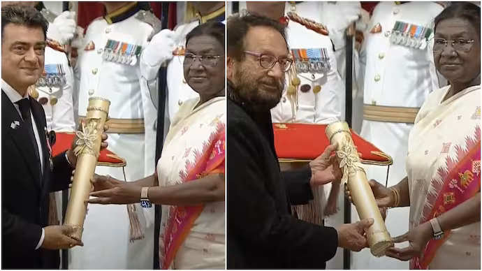 അജിത് കുമാറിനും ശേഖർ കപൂറിനും പത്മഭൂഷൺ; ‘ഈ ബഹുമതി എൻ്റെ സിനിമാ ജീവിതത്തിലെ കൂട്ടായ പരിശ്രമങ്ങളുടെ അംഗീകാരം’: അജിത് കുമാർ