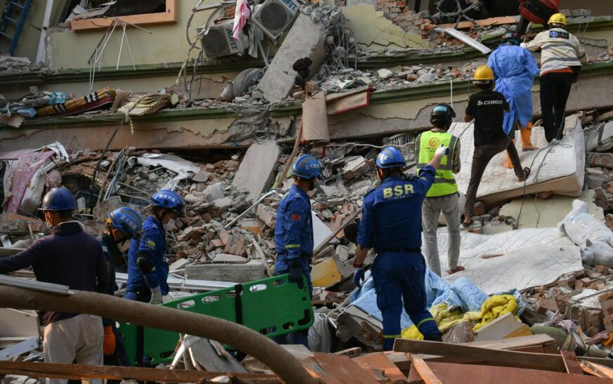 മ്യാന്‍മറിലെ ഭൂകമ്പം; മരണം 3000 കടന്നു