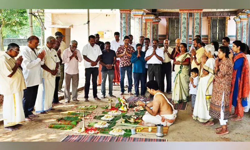 ശ്രീനാരായണ സമിതി സ​ർ​ജാ​പു​ര ഗു​രു മ​ന്ദി​ര​ത്തി​ന് ശി​ലാ​സ്ഥാ​പ​നം നടത്തി