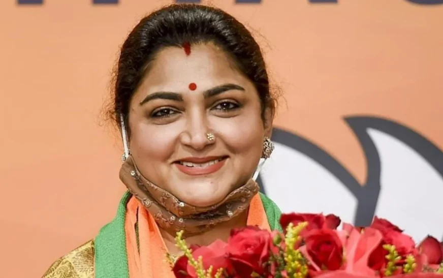 ബിജെപി തമിഴ്നാട് വൈസ് പ്രസി‍ഡൻ്റായി നടി ഖുഷ്ബുവിനെ നിയമിച്ചു