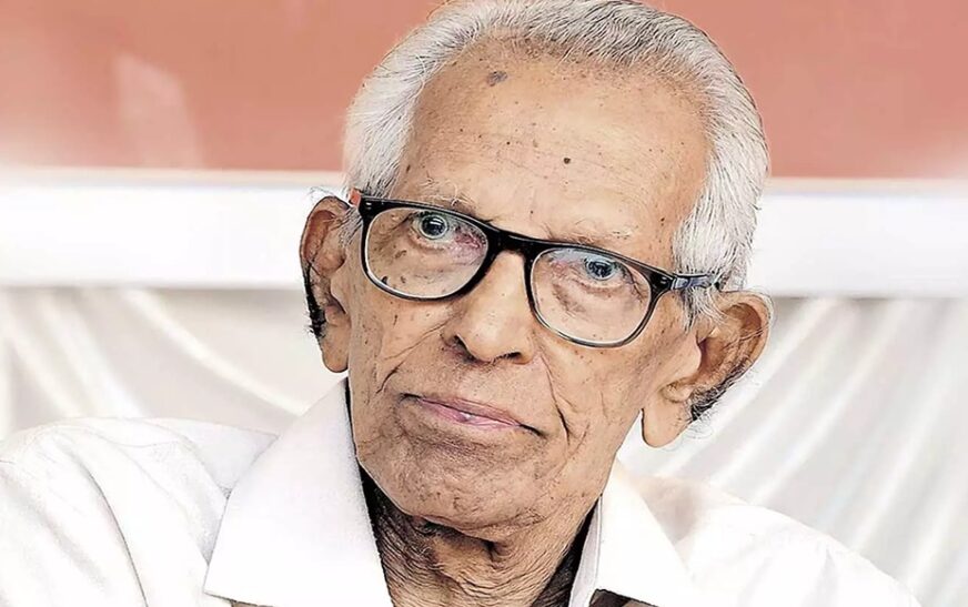 പ്രൊഫസര്‍ എം.കെ സാനുവിന്‍റെ സംസ്കാരം ഔദ്യോഗിക ബഹുമതികളോടെ ഇന്ന് വൈകിട്ട് നടക്കും