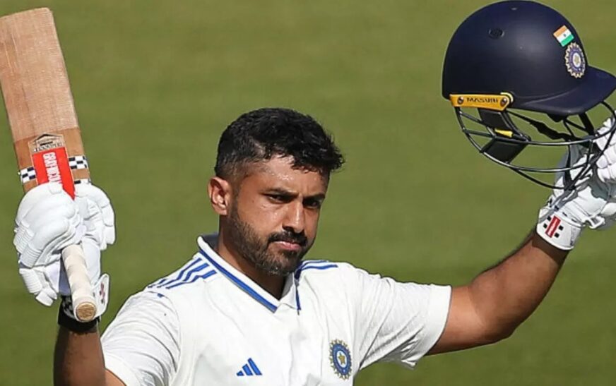 ഇന്ത്യ പൊരുതുന്നു; കരുൺ നായർക്ക് അർദ്ധ സെഞ്ചുറി