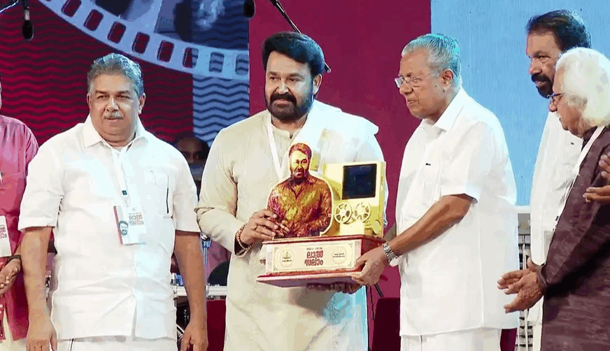 ദാദാസാഹേബ് ഫാല്‍ക്കെ പുരസ്‌കാരം നേടിയ മോഹന്‍ലാലിന് സർക്കാരിൻ്റെ ആദരം