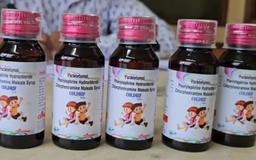 കോൾഡ്രിഫ് ബ്രാൻഡ് കഫ് സിറപ്പ് കേരളത്തിൽ നിരോധിച്ചു