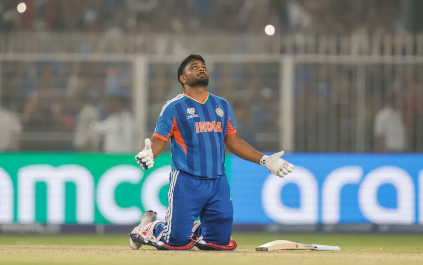 സഞ്ജു സാംസണിൻ്റെ വെടിക്കെട്ട് ബാറ്റിംഗ്; ഇന്ത്യ ടി20 ലോകകപ്പിൻ്റെ സെമി ഫൈനലിൽ