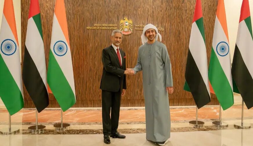 ഇന്ത്യ – യുഎഇ നയതന്ത്രം; വിദേശകാര്യ മന്ത്രിയുമായി കൂടിക്കാഴ്ച നടത്തി എസ് ജയശങ്കർ