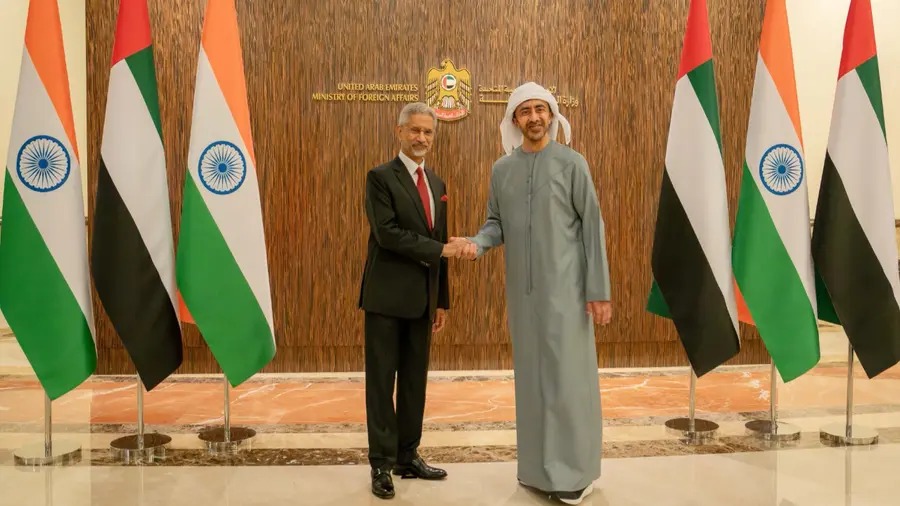 ഇന്ത്യ – യുഎഇ നയതന്ത്രം; വിദേശകാര്യ മന്ത്രിയുമായി കൂടിക്കാഴ്ച നടത്തി എസ് ജയശങ്കർ