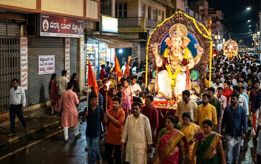 ഗണേശ വിഗ്രഹ നിമജ്ജനം: ബെംഗളൂരുവിൽ വിവിധ മേഖലകളിൽ മദ്യവിൽപ്പന നിരോധനം ഏർപ്പെടുത്തി